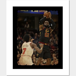 Lebron James vs Scottie Pippen Posters and Art